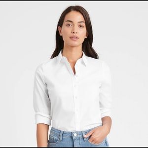 Banana Republic - Riley Fit White Button Down